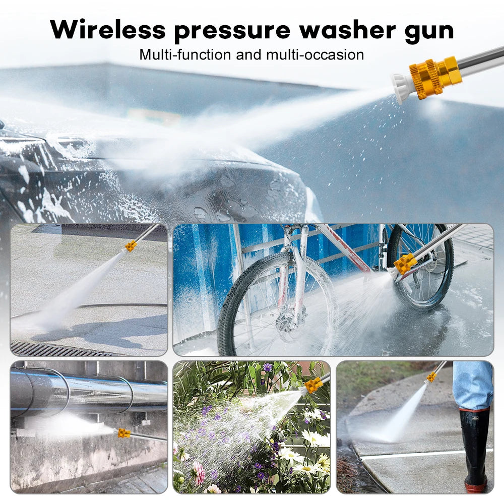 Portable Cordless Pressure Washer and Foam Generator