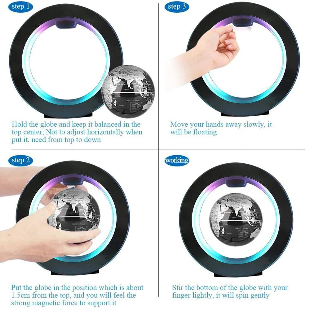 Magnetic Levitation Floating LED Lamp