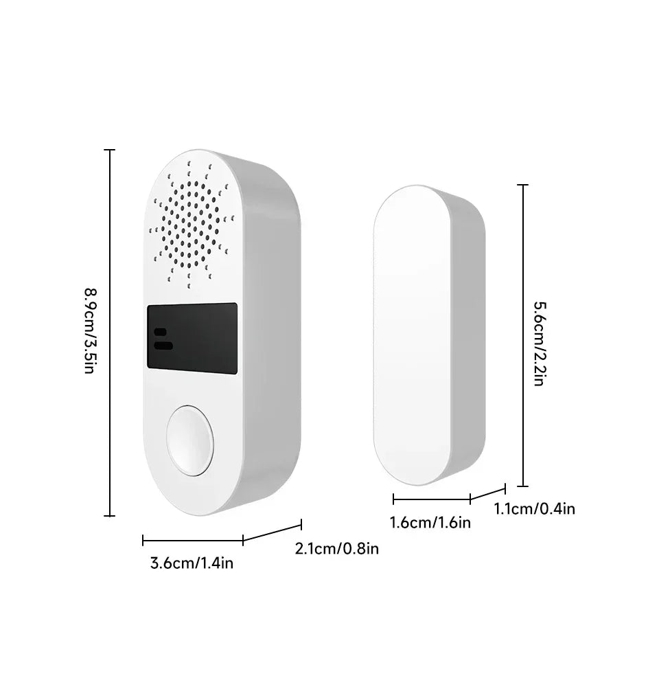 Tuya WiFi Door & Window Sensor Alarm – Smart Home Security